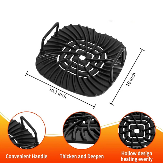 Friteuse à air grill puissante en noir élégant