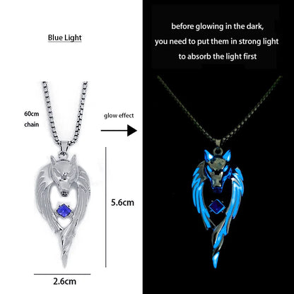 Collier Dragon Lumineux Lumineux - Fluorescence Nocturne 