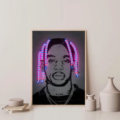 Hip Hop Singers Abstract Wall Art Paintings