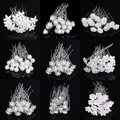 Pearl Bridal Hairpins