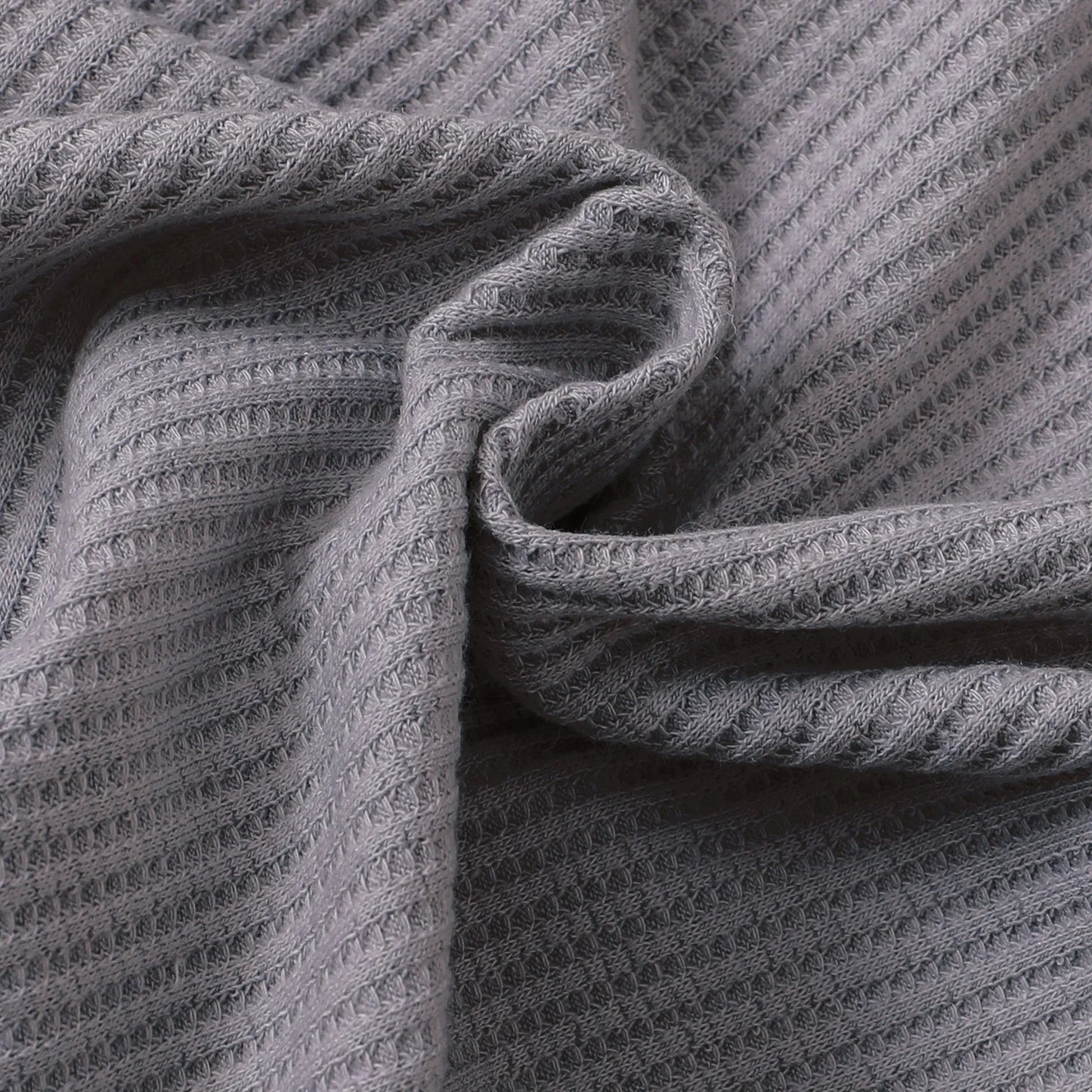 Gemütliche gestrickte Waffel-Buchstaben-Babykleidung für Jungen