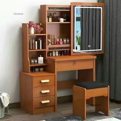 Ensemble de bureau de maquillage avec coiffeuse de maquillage