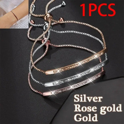 Bracelet réglable en argent sterling 925 pour femme