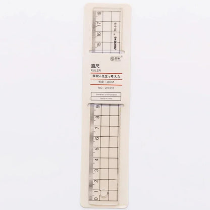 1 Pc Transparent Plastic Ruler