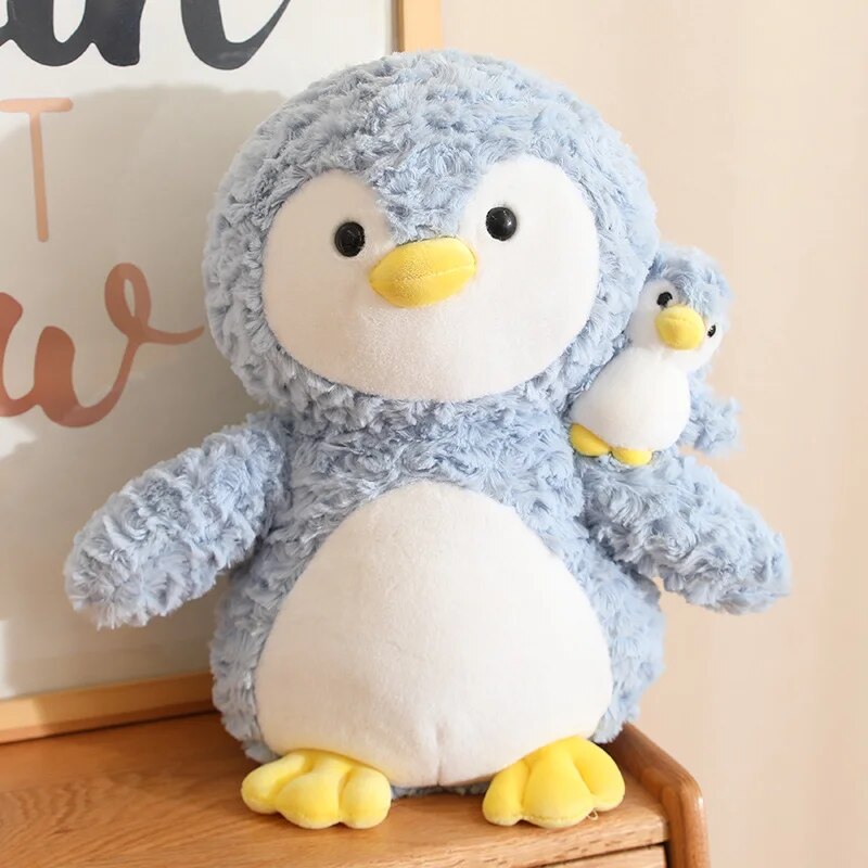 Jouets en peluche doux de canard de panda de pingouin