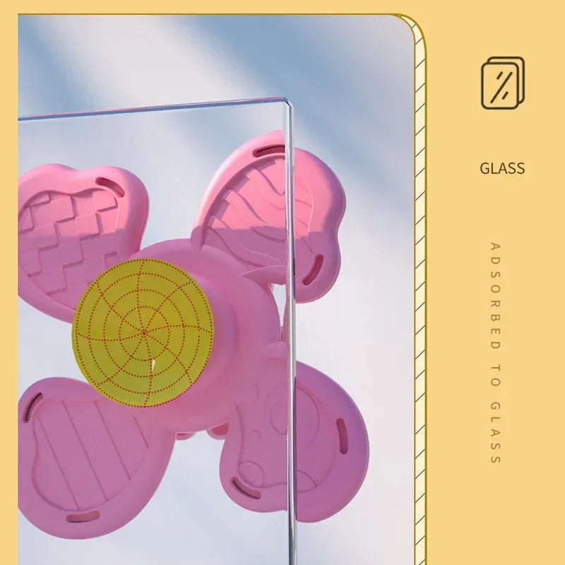 Cartoon Saugnapf Rasseln Baby Badespielzeug