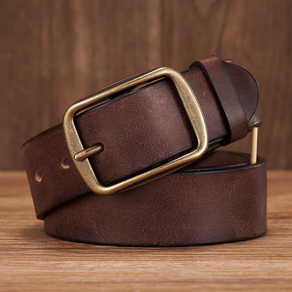 Thick Cowhide Leather Belt