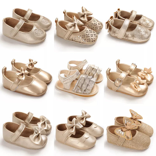 Collection de chaussures de baptême Golden Princess