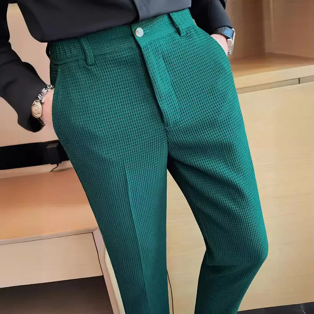 Men's Waffle Dress Pants