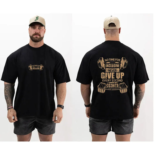 Bodybuilding-Kurzarm-T-Shirt für Herren