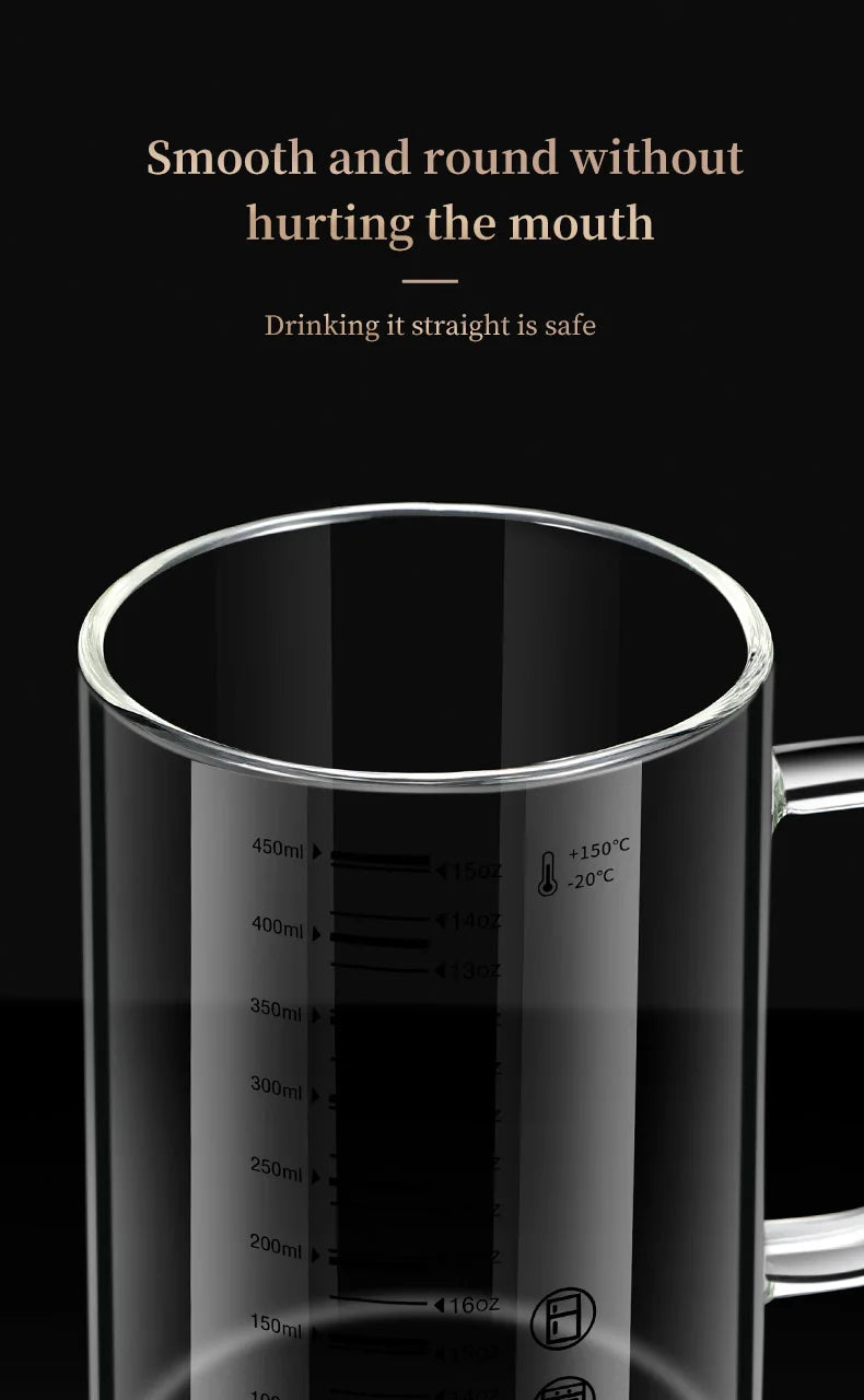 Gobelets doseurs borosilicatés multifonctions de qualité alimentaire