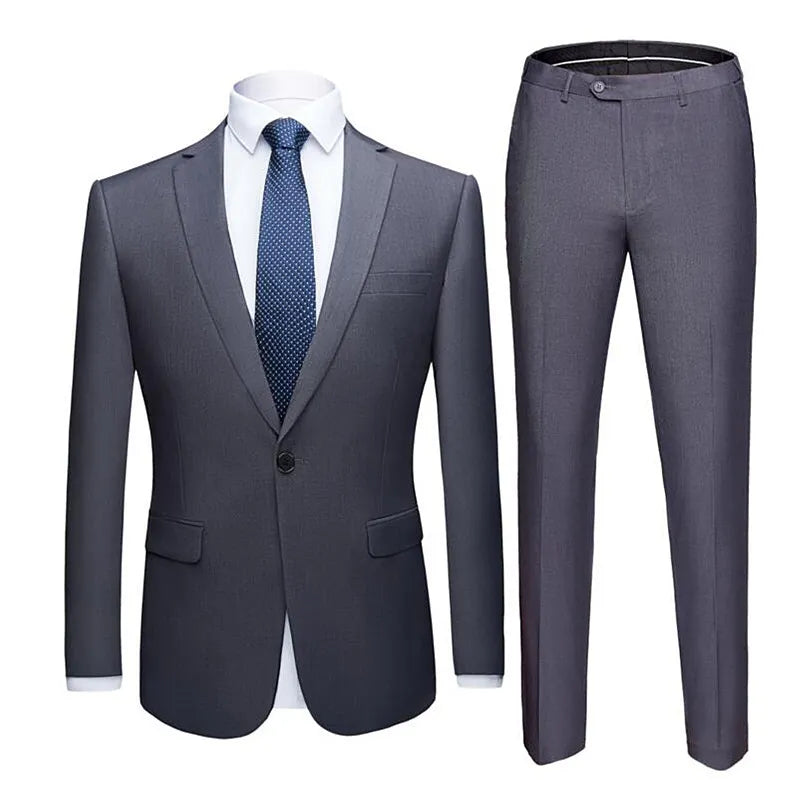 Men's Casual Business Suit Set