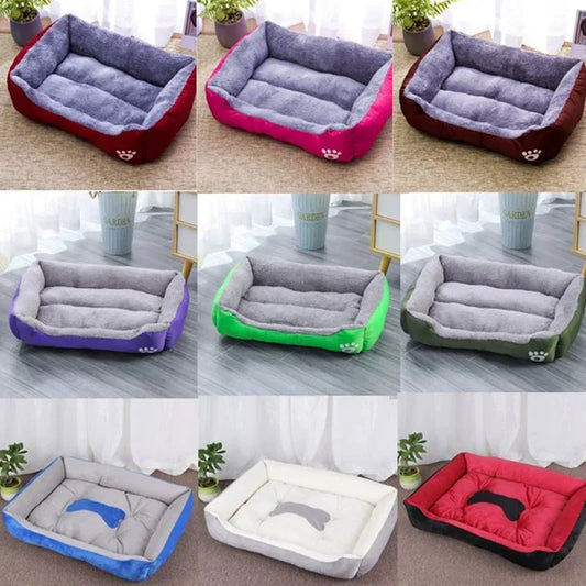 Cozy Plush Pet Bed for Comfortable Relaxation