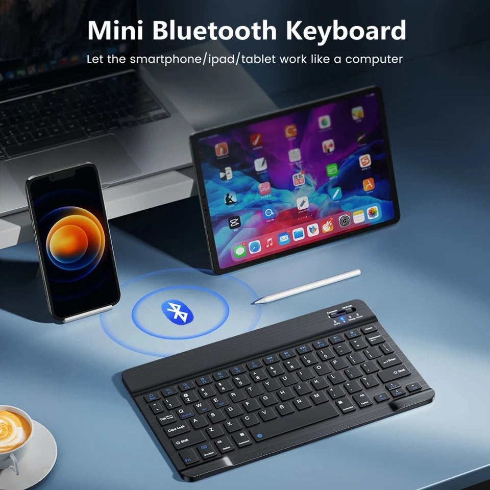 Clavier et souris sans fil Bluetooth multilingues pour appareils