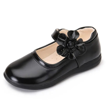 Girl's Leather School Shoes