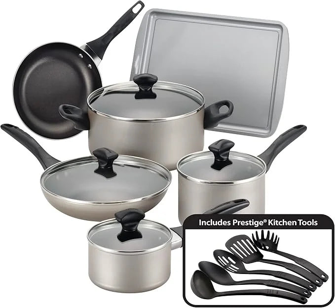 15pc Ceramic Cookware Set