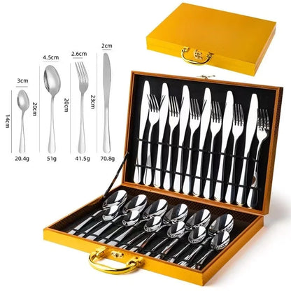 Stainless Steel Western Tableware Set