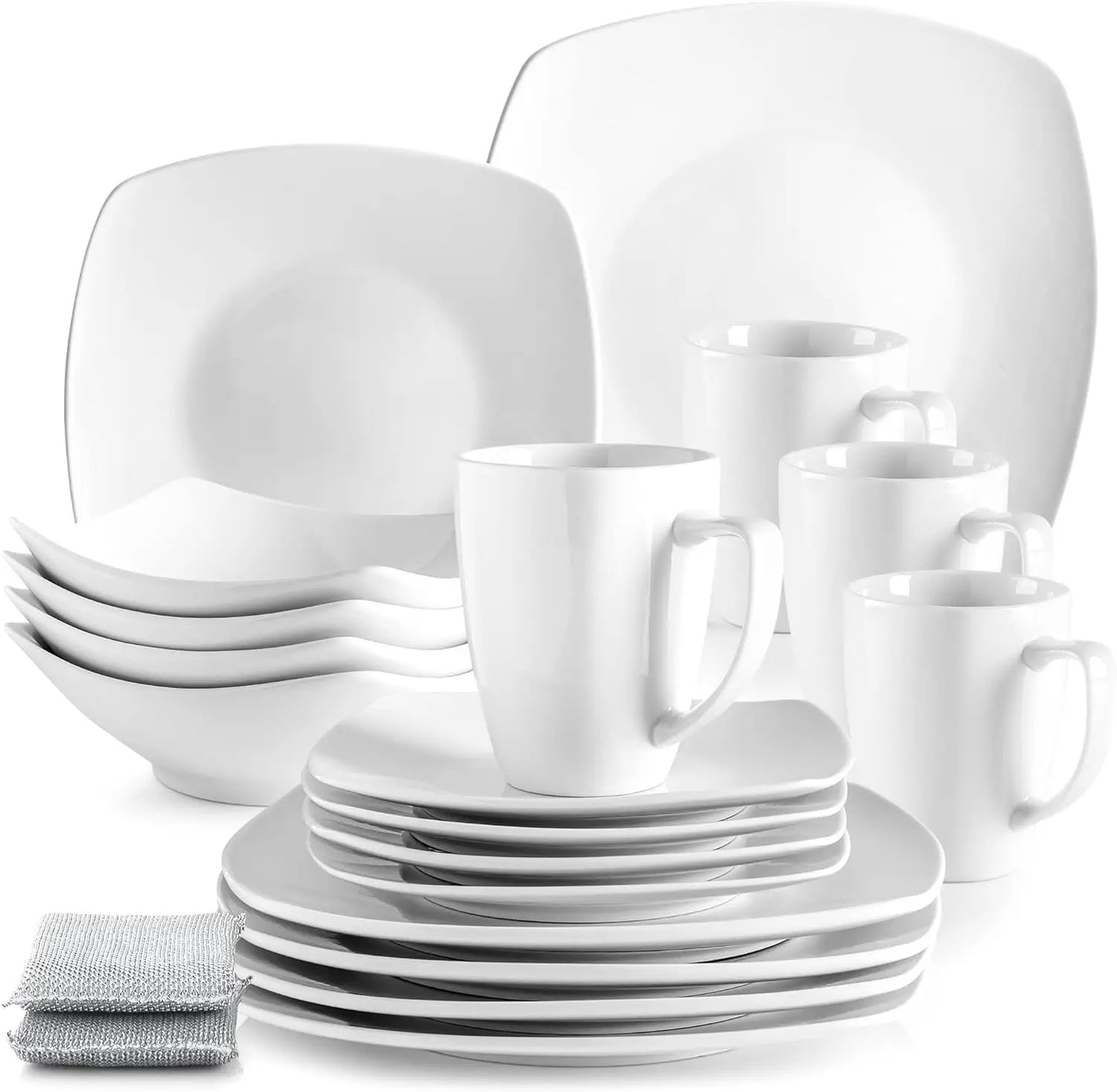 Perta 16-Piece Stoneware Dinnerware Set