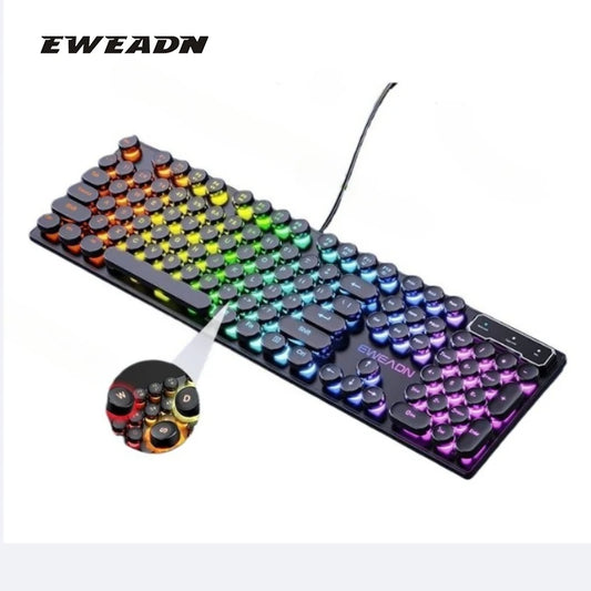 V8 Punk Mechanisches Touch-Tastatur- und Maus-Set