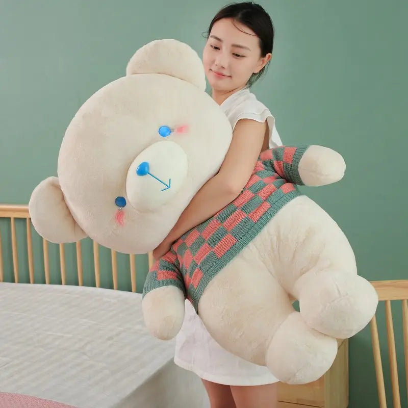 Peluche Ourson Pull Géant - 70 cm