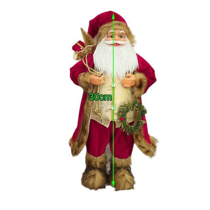 30cm Santa Claus Doll Christmas Decoration & Gift