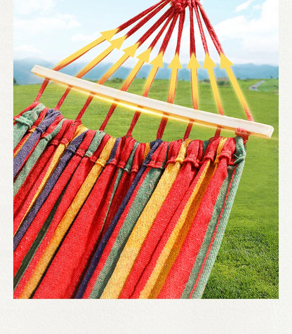 2 Person Double Thick Canvas Hammock Swing