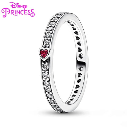 Princess Tiara Crown Ring in 925 Silver