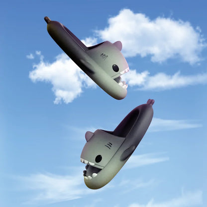 Shark-Hausschuhe, rutschfeste, einfarbige EVA-Schuhe