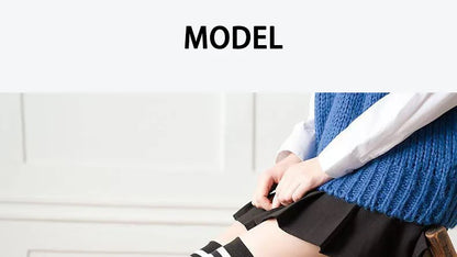 Bowknot Thigh-High Opaque Stretchy Long Stockings