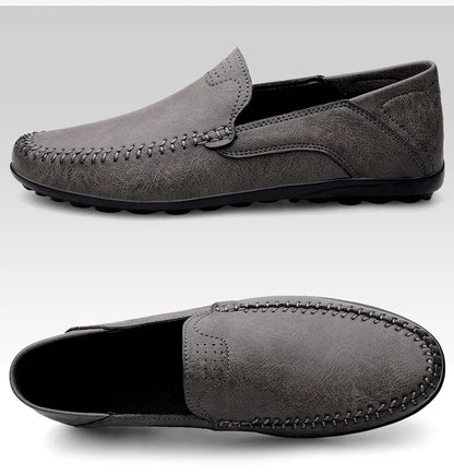 Herren handgemachte atmungsaktive Loafer