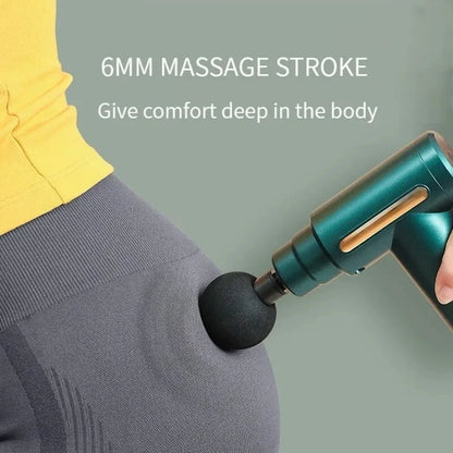 USB Mini Massage Gun Muscle Relaxation Vibrating Rod Fitness Equipment