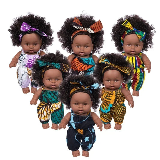 Afroamerikanische Babypuppe – perfektes Geschenk