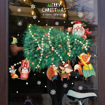 DIY Christmas Window Stickers for Festive Home Decor