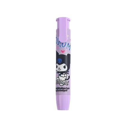 Cartoon Press Erasers 12-24pcs Hello Kitty Kuromi
