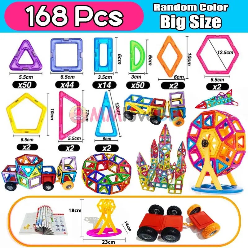 Magnetic Building Blocks Big Size and Mini Size