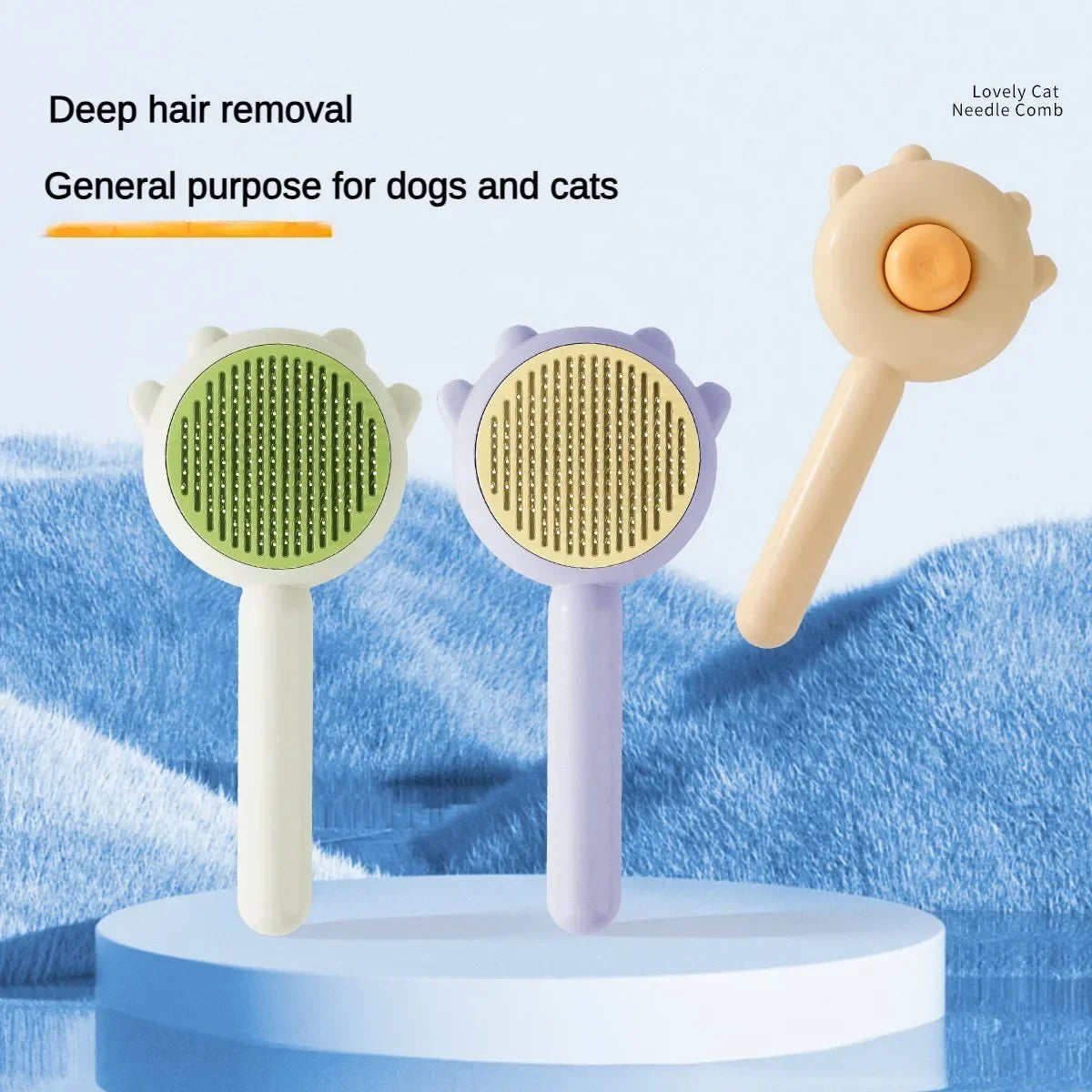 Pet Needle Brush Combo - Groom & Clean