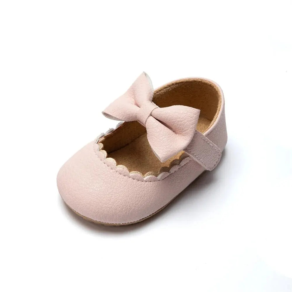 Chaussures de jardin à nœud pour bébé princesse