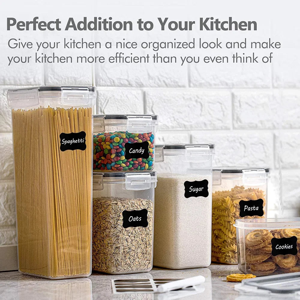 8-Piece Food Storage Containers with Easy Lock Lids