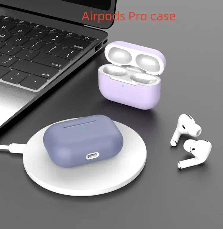 Étui de protection en silicone souple pour AirPods