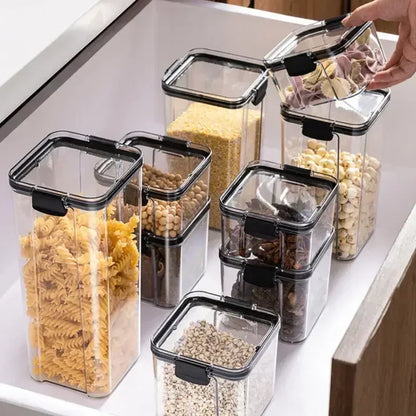 Stackable Plastic Food Storage Containers