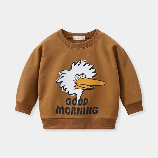 Frühling Herbst Neue Baby Lose Sweatshirt Jungen Mädchen