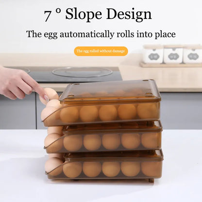 Egg Storage Box 1/2/3Layer Egg Crisper