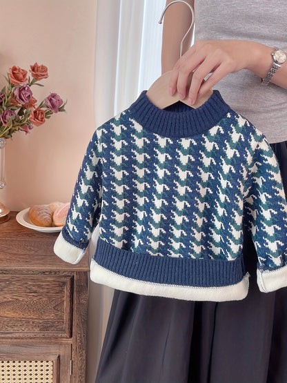 Unisex-Winterstrick-Rollkragenpullover