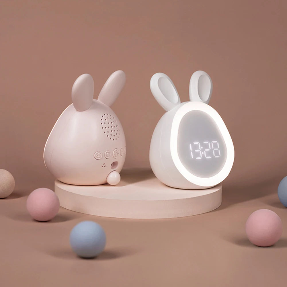 Réveil LED en forme de lapin adorable