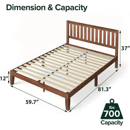 41 Cadre de lit plateforme en bois