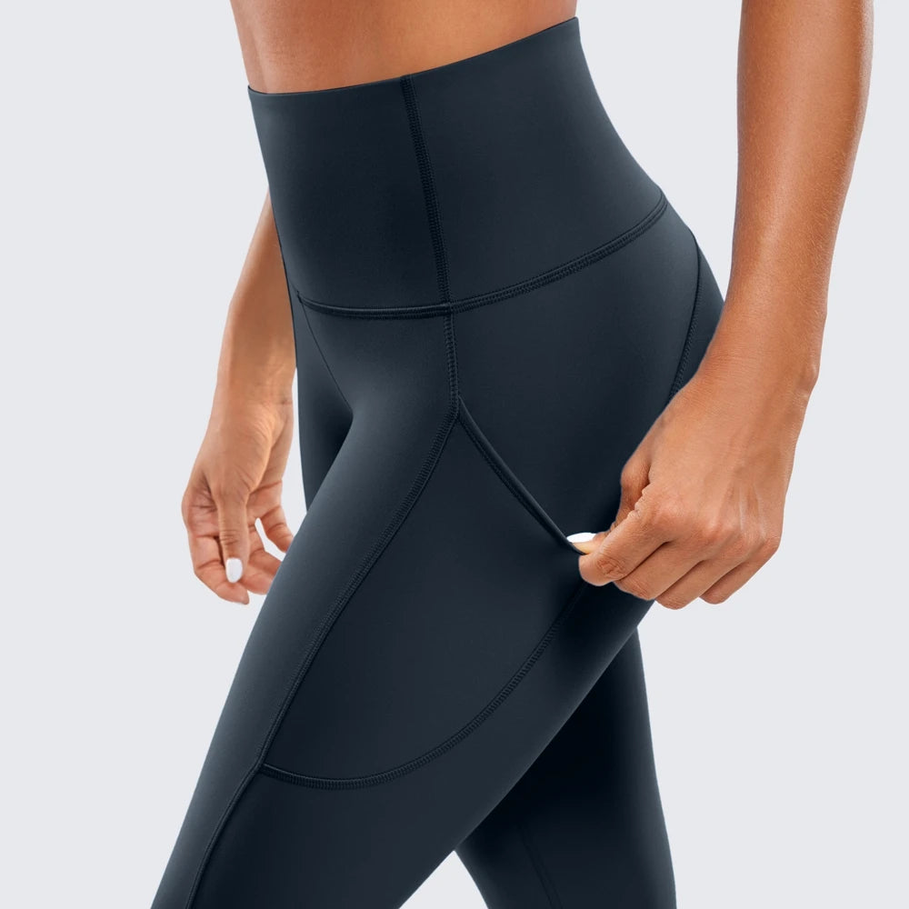 7/8-Yoga-Leggings mit hoher Taille