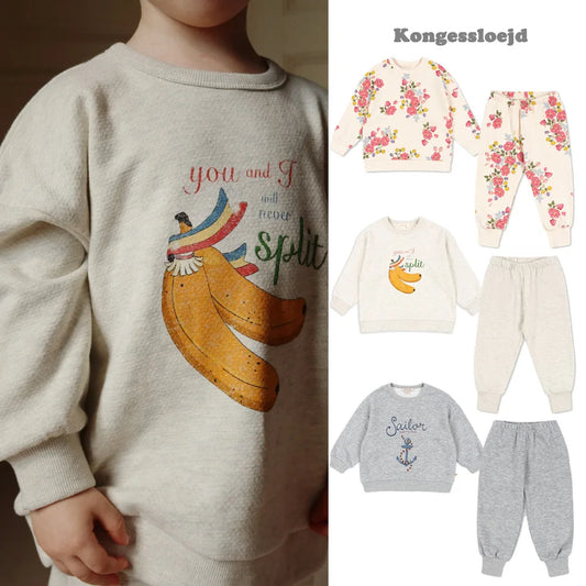 Gestricktes Fleece-Pyjama-Set für Kinder