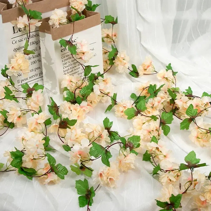 Silk Cherry Blossom Sakura Garland - Home & Party Decoration