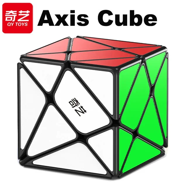 QiYi Dino Cube 3X3 Magic Speed ​​Cube - Jouet de puzzle professionnel sans autocollant pour enfants