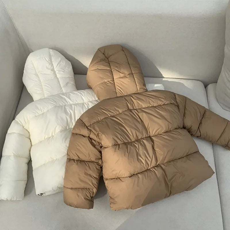 Winter Kids Parkas Korean Style Outerwear